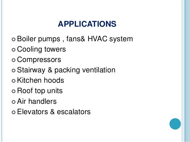 Industrial applications of single phase induction motor